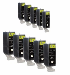 5/5 Druckerpatronen für Canon Pixma MP560 MP540 MP620 MP630 iP3600 MP990 Black  - Picture 1 of 1