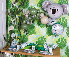 Cute Koala Party Tableware | Tablecloth Cups Napkins Plates Balloons