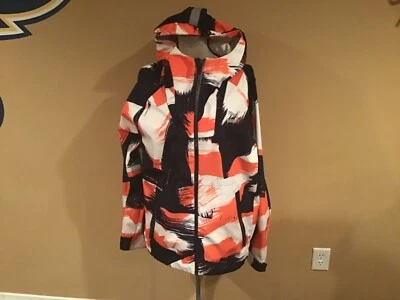 Men’s Size Large PUMA EVO Hooded Windbreaker/Raincoat Full Zip Awesome Design - Image 1 of 4