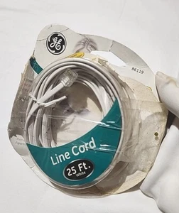 GE Phone Cord 25ft 86119 Telephone Cord Wire NEW General Electric - Picture 1 of 3
