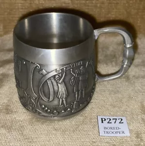 TAZA JARRA GRADUACIÓN RARA FREILING ESTAÑO PELTRE GAUDEAMUS IGITUR VIVAT ACADEMIA - Imagen 1 de 7