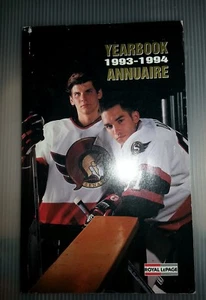 1993/94 Ottawa Senators NHL Yearbook Media GUIDE - Picture 1 of 2