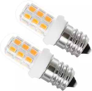 E12 LED Bulbs Replacement for 15W Himalayan Salt Lamps, Chandeliers, Night Light - Picture 1 of 12