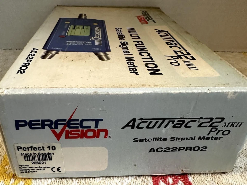 Acutrac 22 MKII Pro Dual Satellite Tracking Meter Perfect 10 - Image 1 of 4