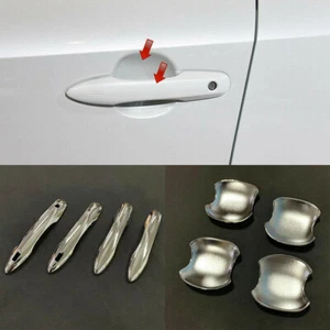 Chrome Door Handles+Bowl Cover Trim For Toyota Corolla Hatchback Sedan 2019-2024 - Picture 1 of 11