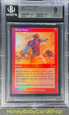 MTG Urza's Legacy Foil 1999 About Face BGS 9.0 MINT Silver Age Staple - Image 1 of 4