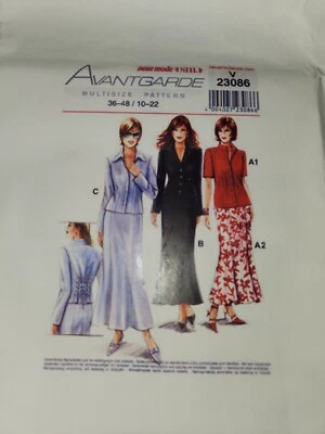 Neue Mode Avantgarde 23086*misses fitted 2 Piece Jacket and Skirt sz 10-22 NEW - Image 1 of 2