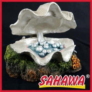 Kunstharz Action Decor Muschel Künstliche Aquarium Deko für Fische - Bild 1 von 1