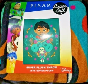 Pixar Coco Blanket Disney Miguel Day of the Dead 48" x 60" NEW - Picture 1 of 3