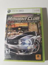 Midnight Club Los Angeles Microsoft Xbox 360 Game COMPLETE Good Condition