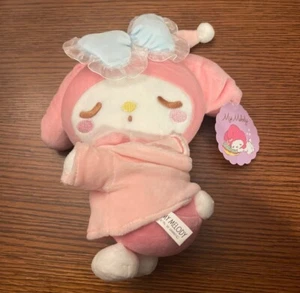 Cute 22cm My Melody Sleep Plush Toys Stuffed Animal Soft Doll Kids Gift Sanrio - Picture 1 of 2