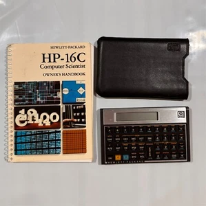 Hewlett-Packard HP 16C Computer Programming Calculator w/Manual Vintage 1983 - Picture 1 of 4