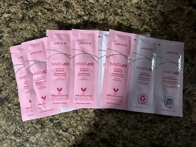 JOICO INNERJOI Shampoo, Conditioner, And Protective Milk Lot Of 5 Sample Size - Image 1 of 2