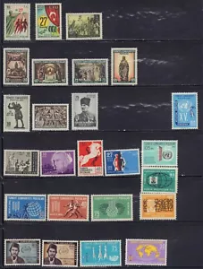 TURCHIA 1960-63 1486-1487, 1495-1498, 1502-1505, 1512-1514, 1550-1552, 1556-1559 - Foto 1 di 1