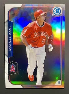 Bowman Chrome Refractor Albert Pujols 2015/499 - Imagen 1 de 2