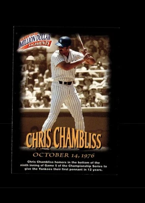 Chris Chambliss 1997-98 Fleer Baseball Card #37 New York Yankees - Image 1 of 2