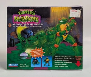 1992 TMNT Teenage Mutant Ninja Turtles Mutations Mutatin' Michangelo Complete - Picture 1 of 7