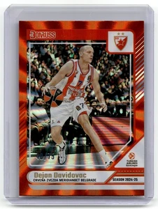 2024-25 Donruss EuroLeague #44 Dejan Davidovac Orange Laser #/75 - Picture 1 of 2
