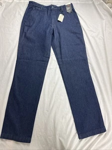 Levis XX Chino Pants Mens 32x34 Blue Denim Relaxed Fit Casual Relaxed - Picture 1 of 10