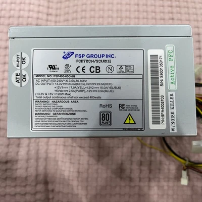 Gruppo FSP Inc. Alimentatore PC FSP400-60GHN 400Watt - Immagine 1 di 4