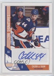 2012-13 Score Signatures Calvin de Haan #SS-CDH Auto - Picture 1 of 3
