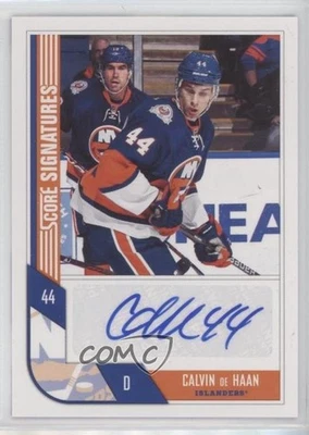 2012-13 Score Signatures Calvin de Haan #SS-CDH Auto - Image 1 of 2