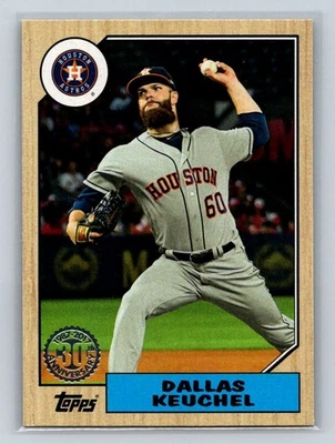2017 Topps Update #US87-8 Dallas Keuchel Houston Astros - Image 1 of 2