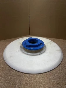 Victor 17" Drive Board Floor Polisher Scrubber 450mm Pad Holder Disc White USED - Picture 1 of 24