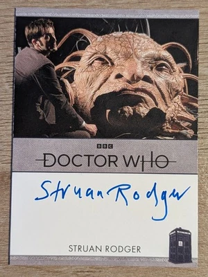 2024 Rittenhouse Doctor Who Serie 5-7 Bordered Auto Struan Rodger Foto 1 de 2