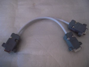 AMSTRAD CPC 464 / 664 / 6128 TWO 2 X JOYSTICK / GAME PORT Y ADAPTER CABLE - Picture 1 of 1