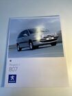 Peugeot 807  September 2006 Uk Market Car Sales Brochure FREE POSTAGE