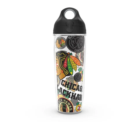 Chicago Blackhawks Tervis Water Bottle 24 ounce Cover