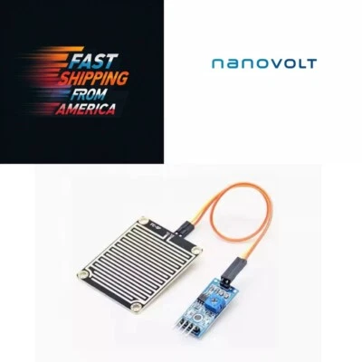 High Quality Rain Drop Water Sensor – Weather Water Detector Module for Arduino - Image 1 of 4