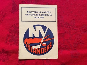 NEW YORK ISLANDERS 1979-1980 SCHEDULE COVER - Picture 1 of 2