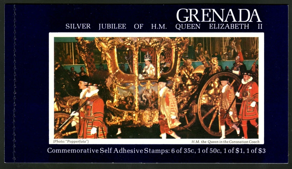 Гренада 1977 Скотт # 792a-b новый без наклеек и следов буклет - Изображение 1 из 1