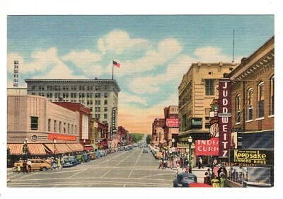 Postcard Central Avenue Route 66 Albuquerque New Mexico - Image 1 of 2