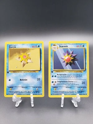 Spanish Pokemon TCG 1st Edition Staryu &Starmie Base Set Non-Holo - Image 1 of 2