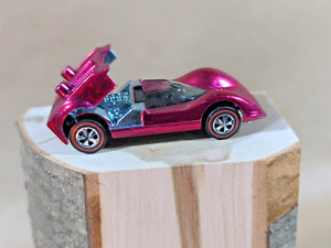 HOT WHEELS REDLINE CHAPARRAL 2G MAGENTA? 1968 NO SPOILER CAPPED WHEELS