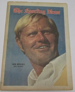 Jack Nicklaus PGA Golf August 28, 1971 Sporting News Cover 144668 - Picture 1 of 1