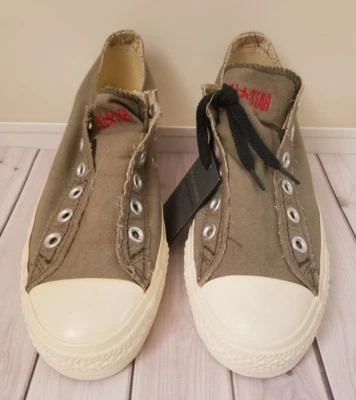 Ungetragene Converse All Star John Varvatos schnürlose Chucks  Gr. 40 oliv - Bild 1 von 4