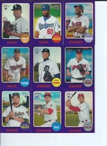 Joe Jimenez 2017 Topps Heritage High Numbers RC Purple Chrome Refractor - Picture 1 of 1