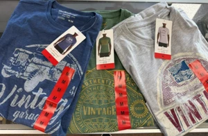 Weatherproof Vintage Men's Graphic Crew Neck Short Sleeve Tee - Picture 1 of 44