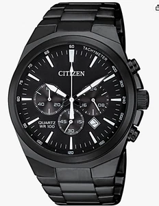 Reloj Citizen Hombre Cuarzo, Acero Inoxidable Negro, Clásico - Imagen 1 de 5