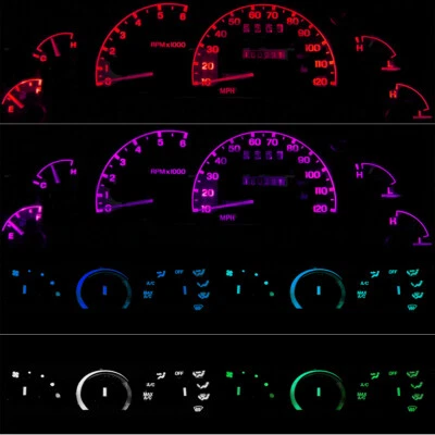 Dash Cluster Gauge AC Heater Climate Control LED LIGHT KIT For 95-03 Ford Ranger - Image 1 of 4