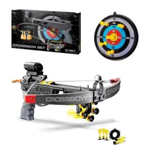 Kids Archery Mastery Kit Real Action Crossbow Pistol Set Suction Darts & Target - Picture 1 of 9