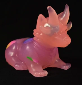 NEU GIGAMAROK Sammlerstück UV + GLOW Silikon Quetschspielzeug fast klar selten - Bild 1 von 12