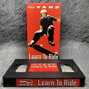 VANS Learn To Ride Instructional Skateboard Video VHS 2001 Dave Carnie Movie - Picture 1 of 8