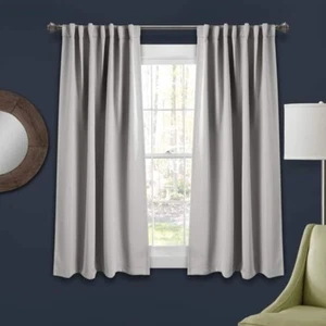 Lush Decor Linda Insulated Back Tab Blackout Window Curtain Panel Pair - Picture 1 of 2