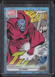Ultron #166 [Blue Surge] 2023 Upper deck Marvel Platinum - Picture 1 of 2