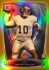 DAVID FALES RC - 2014 Bowman RAINBOW GOLD Parallel [214/399] #R20 - Picture 1 of 2